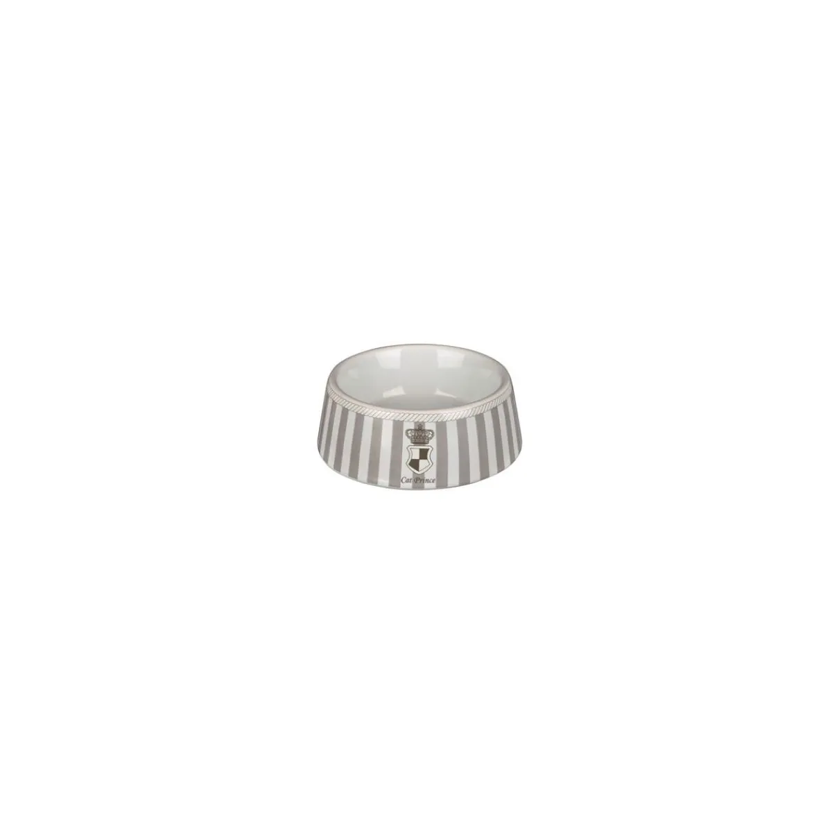 Prince Napf Keramik grau/weiß 0,18l/12 cm*Trixie Hot
