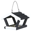 natura Futterhaus zum Hängen klein 17 x 19 x 14 cm schwarz/weiß*Trixie Discount