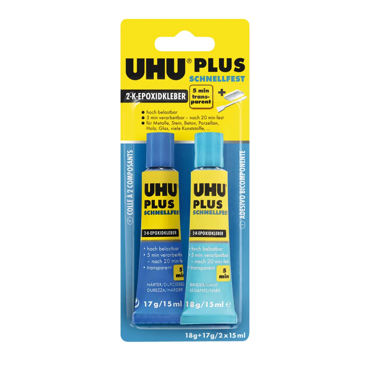 Zwei-Komponenten-Klebstoff plus schnellfest 35 g^UHU Outlet