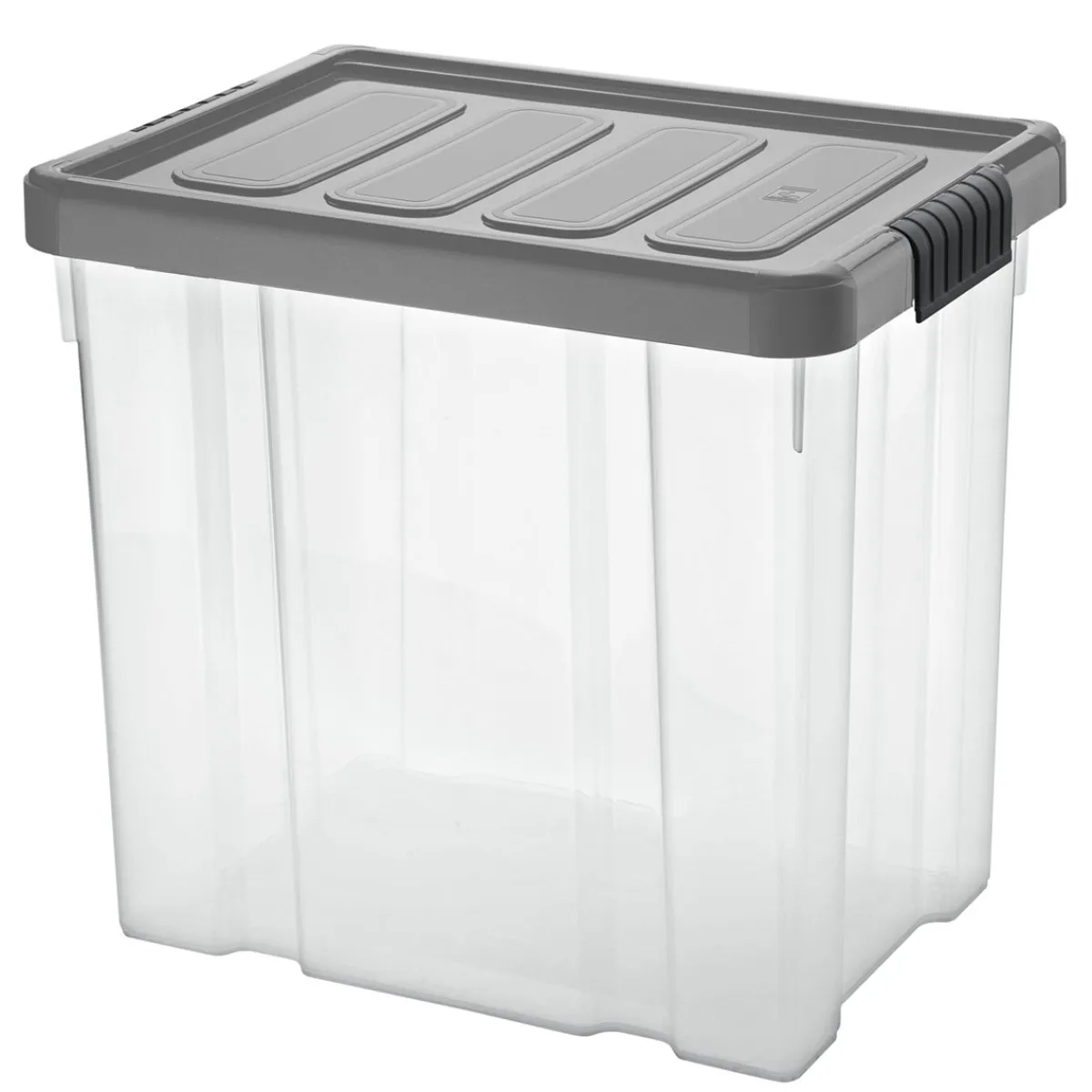 Unibox Puzzle 28 L mit Klickdeckel transparent/anthrazit* Hot