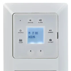 Unitec Unterputz-Radio mit Touchfunktion und Bluetooth weiß
