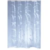 Duschvorhang Dots Folie 180 x 200 cm weiß*Valblue Outlet