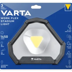 LED-Arbeitsleuchte Work Flex Stadium Light inkl Akku wiederaufladbar^Varta Sale
