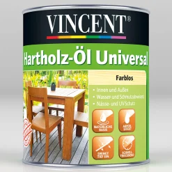 Hartholz-Öl Universal Farblos 0,75 L^Vincent Clearance