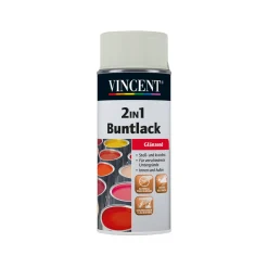 2in1 Buntsprühlack lichtgrau 0,15 L Glänzend^Vincent Hot