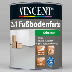 2in1 Fußbodenfarbe resedagrün 750 ml^Vincent Outlet