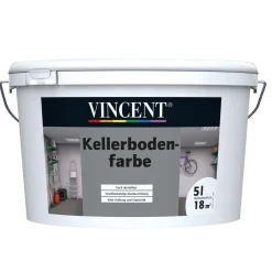 Kellerbodenfarbe Grau seidenmatt 5 L^Vincent Outlet