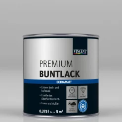 Premium Buntlack seidengrau matt 375 ml*Vincent Sale