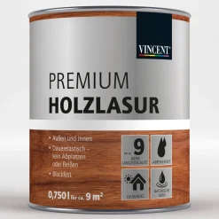 Premium Holzlasur Eiche 0,75 L^Vincent Clearance