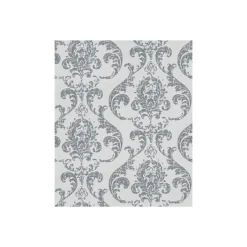 Vliestapete 10,05x0,53 m Ornament Silber