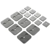 Novadoors Wandabstand-Set NOVA 418 Edelstahl-Optik matt