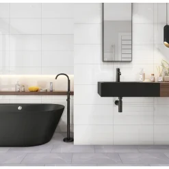 Wandfliese Bianca weiß rektifiziert 60 x 30 x 0,8 cm* Discount