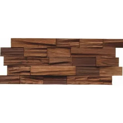 Wandverkleidung Bangkirai Coffee 5er-Set