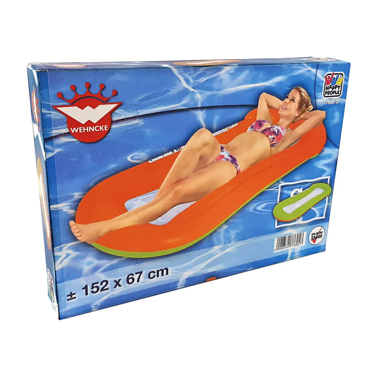 Wasser-Hängematte aufblasbarer Rahmen mit Netzboden* Clearance