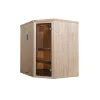 Elementsauna Varberg Größe 1 Sparset 7,5 kW Bio S Glastuer und Fenster^Weka