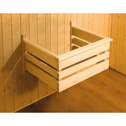 Massivholz-Sauna Valida Größe 4 Sparset 9,0 kW K inkl integrierter Steuerung^Weka Best
