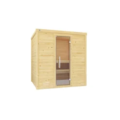 Premium Massivholz-Sauna Bergen Größe 2 Sparset 7,5 kW Bio S*Weka Online