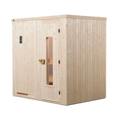 Weka Saunahaus Salo Größe 2 Sparset 7,5 kW OS anthrazit