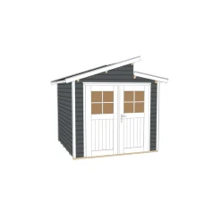 Gartenhaus 226 237 x 231 x 252 cm schwarz*Weka Hot
