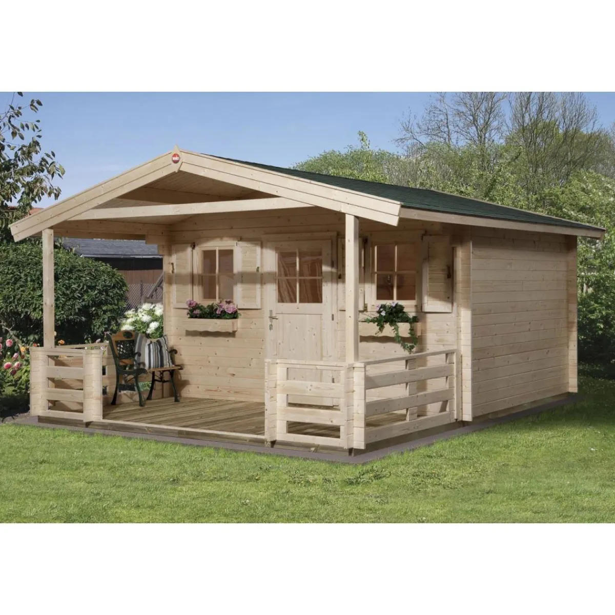 Gartenhaus 110 B Größe 1/2 460 x 510 x 262 cm*Weka Online