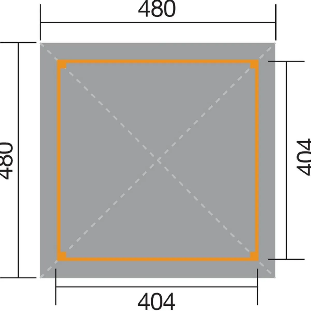 Gartenoase 651 A Größe 2^Weka