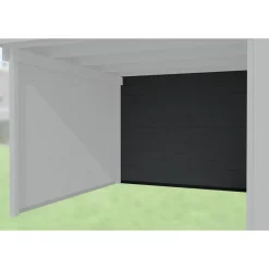 Rückwand für Gartenhaus 126/172 Anbau 150 cm anthrazit*Weka Sale