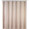 Anti-Schimmel Duschvorhang Uni Beige Textil Polyester 180 x 200 cm waschbar*Wenko New