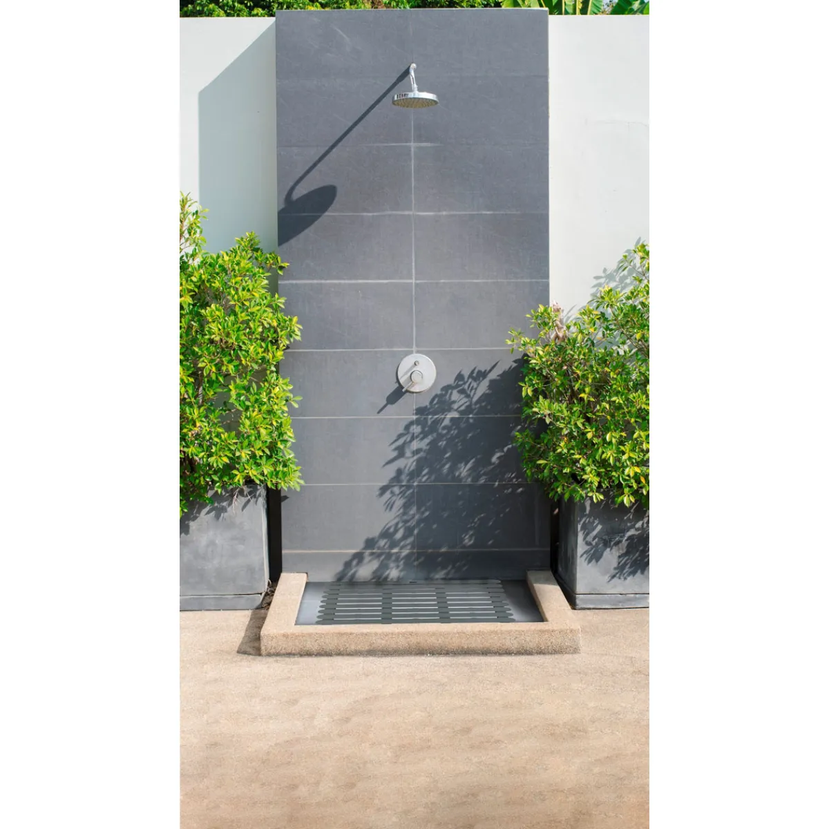Badematte Indoor und Outdoor Grau 50 x 80 cm*Wenko Outlet