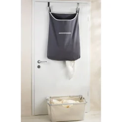 Über-Tür Wäschesammler Canguro Grau 65 l^Wenko Outlet
