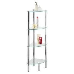 Eckregal Yago mit 4 Glasablagen*Wenko New