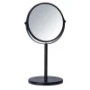 Kosmetik-Standspiegel Assisi Durchmesser 17 cm Schwarz*Wenko Best