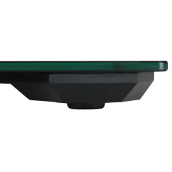 Wenko Personenwaage LCD Schwarz digitale Körperwaage mit LCD-Display