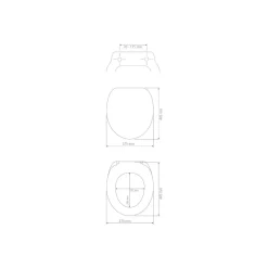Premium WC-Sitz Korfu bis 300 kg belastbar Thermoplast weiß mit Absenkautomatik*Wenko Discount