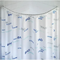 Rundduschstange Weiß 80 x 80 / 90 x 90 cm*Wenko Online