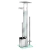 Stand WC-Garnitur Debar mit Ablage Edelstahl rostfrei*Wenko New