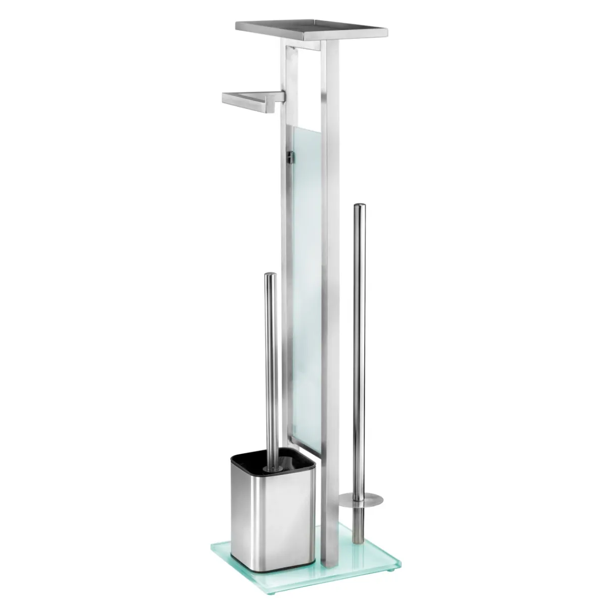 Stand WC-Garnitur Debar mit Ablage Edelstahl rostfrei*Wenko New