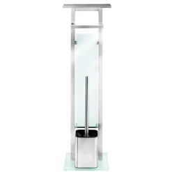 Stand WC-Garnitur Debar mit Ablage Edelstahl rostfrei*Wenko New