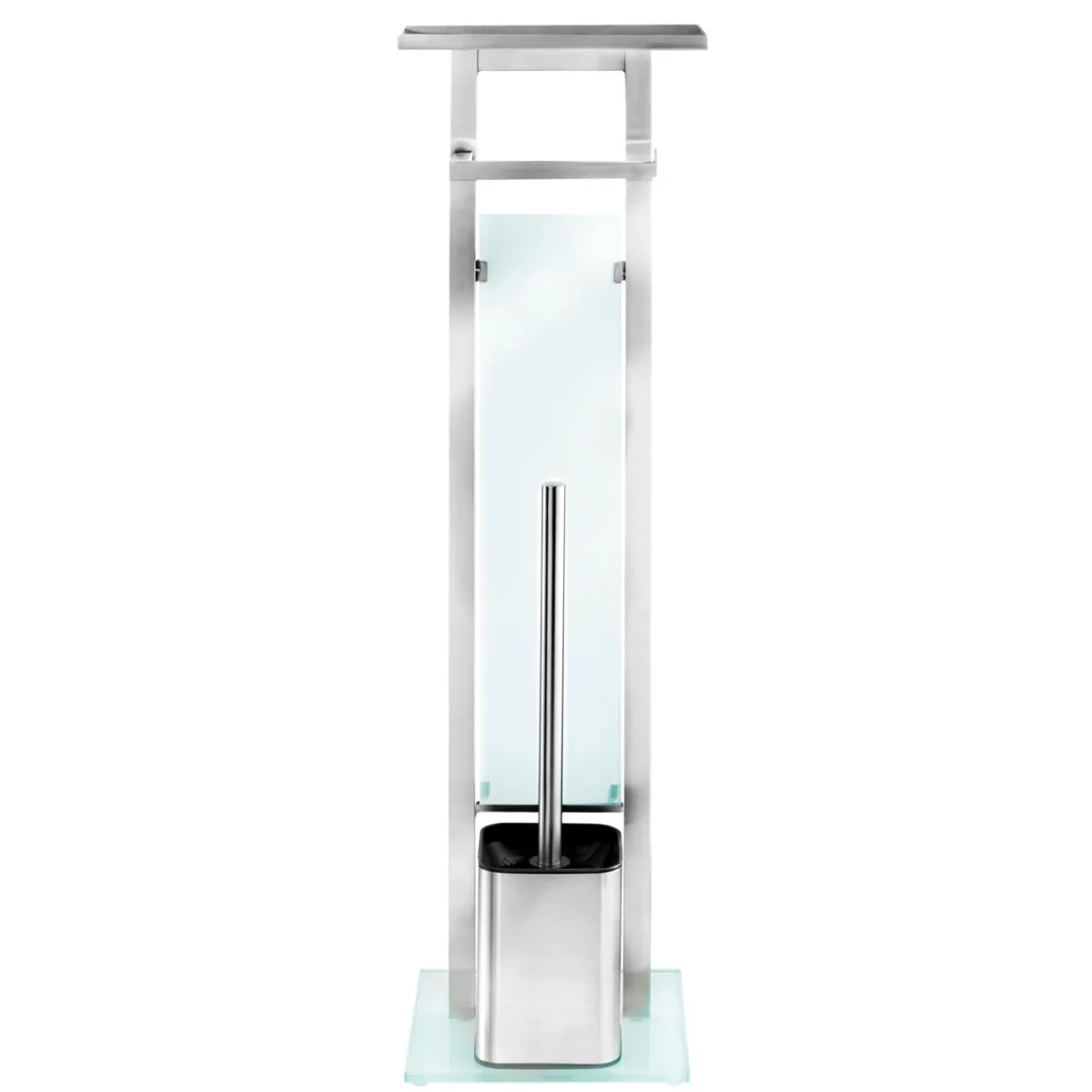 Stand WC-Garnitur Debar mit Ablage Edelstahl rostfrei*Wenko New