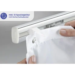 Teleskop-Duschschiene Era Chrom 75-125 cm Duschvorhangschiene*Wenko Hot