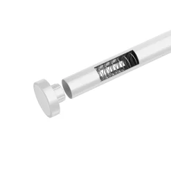 Teleskop-Duschstange Luz 110 - 185 cm Weiß Ausziehbare Duschvorhangstange aus rostfreiem Aluminium^Wenko Outlet