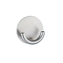 Wenko Wandhaken Rondo matt 4er Set Edelstahl selbstklebend rostfrei