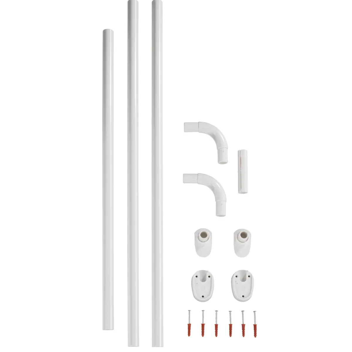 Winkelstange Universal extra stark Weiß variabel 25 mm*Wenko Online