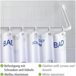 Winkelstange Universal extra stark Weiß variabel 25 mm*Wenko Online