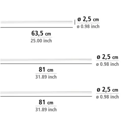 Winkelstange Universal extra stark Weiß variabel 25 mm*Wenko Online