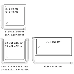 Winkelstange Universal extra stark Weiß variabel 25 mm*Wenko Online