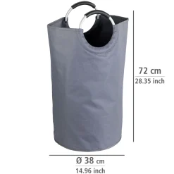 Wenko Wäschesammler Jumbo Anthrazit Multifunktionstasche 69 l