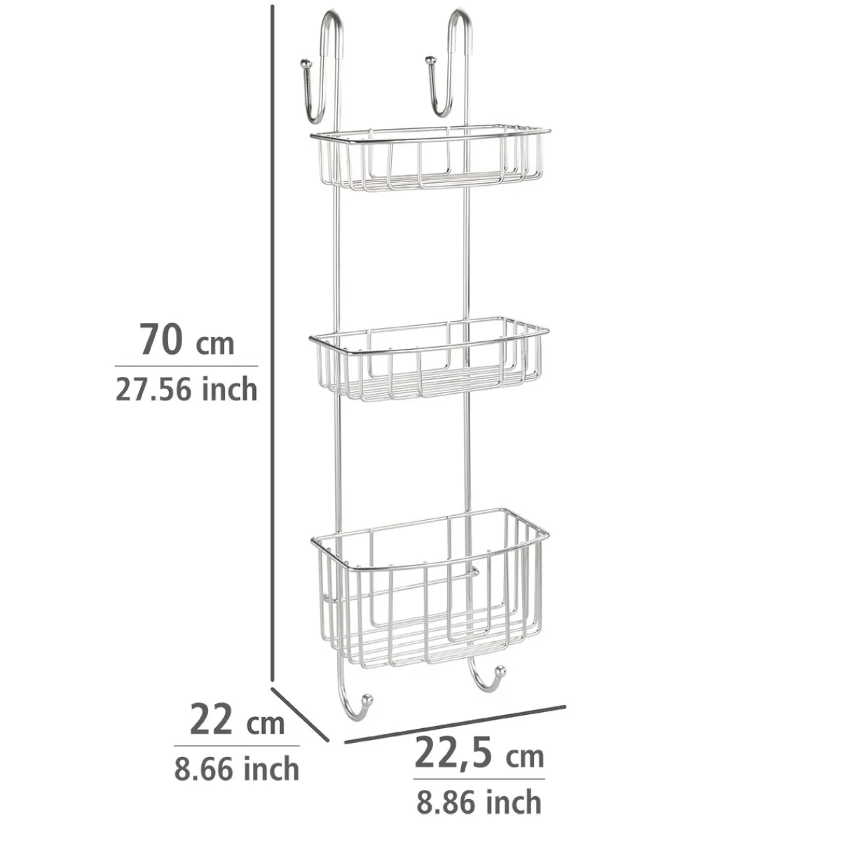 Dusch-Caddy Olesi Edelstahl*Wenko Discount