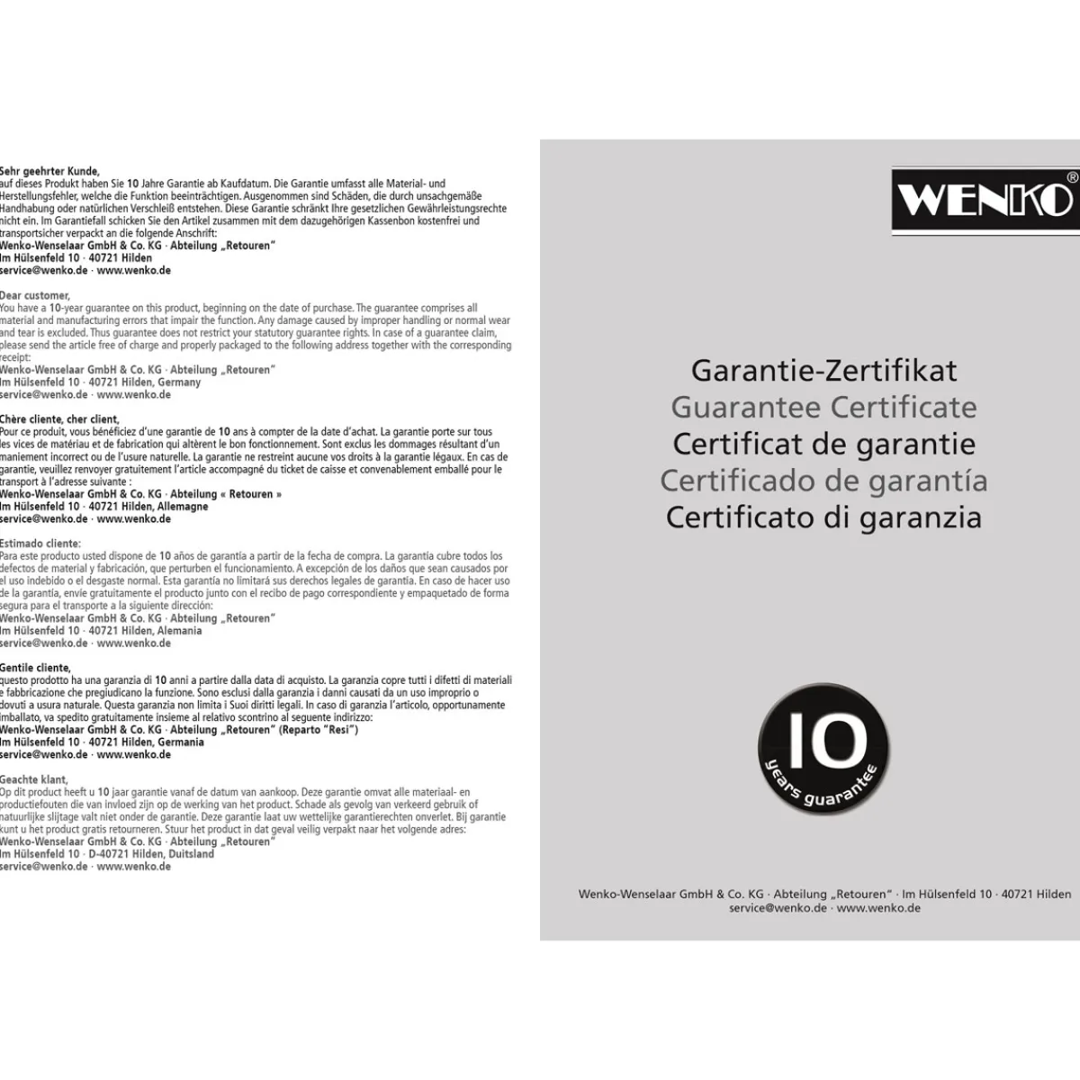 Toilettenpapier-Ersatzrollenhalter Bosio matt*Wenko