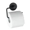 Toilettenpapierhalter Milazzo Schwarz Befestigen ohne bohren Vacuum-Loc^Wenko