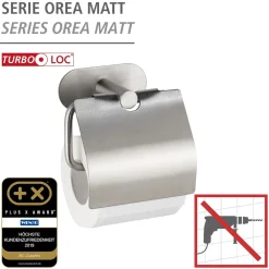 Turbo-Loc Toilettenpapierhalter Orea mit Deckel^Wenko Online